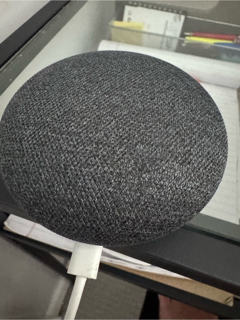 Google Home Mini Smart Voice Speaker - Charcoal Gray